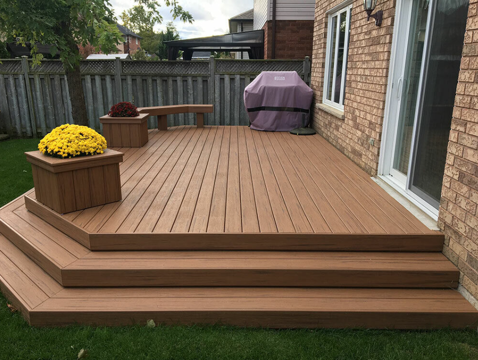 Backyard deck